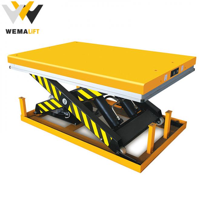 Table élévatrice hydraulique stationnaire électrique de Wemalift 1000kg